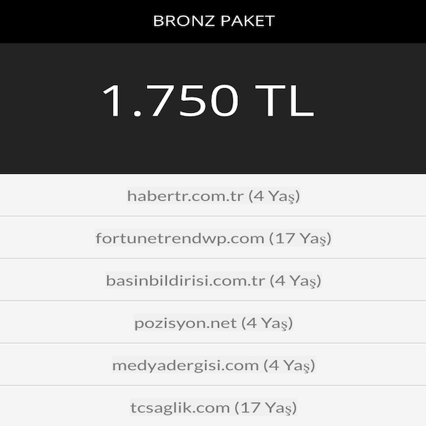 Bronz Paket