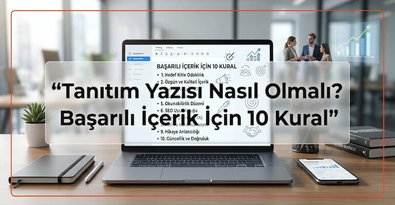 Tanıtım Yazısı Nasıl Olmalı? Başarılı İçerik İçin 10 Kural